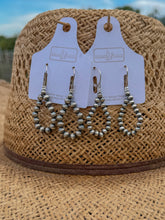 Load image into Gallery viewer, Small Tear Drop Navajo Pearl Dangles