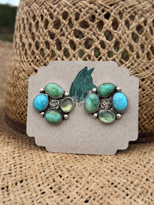 Tourmaline & Turquoise Clusters MY39