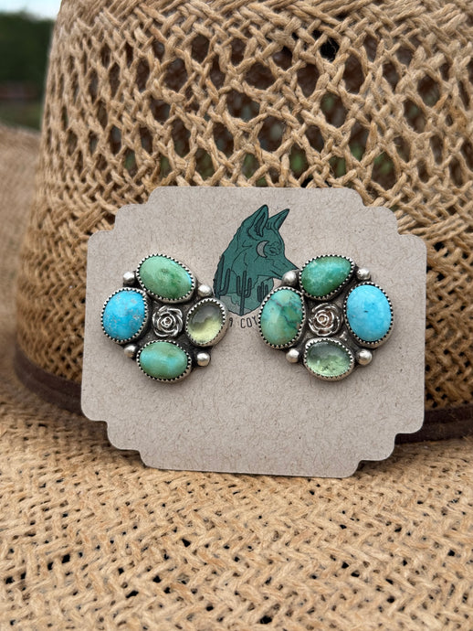 Tourmaline & Turquoise Clusters MY39