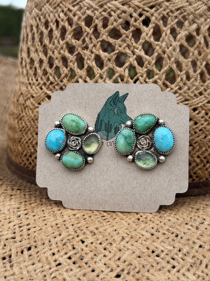 Tourmaline & Turquoise Clusters MY39