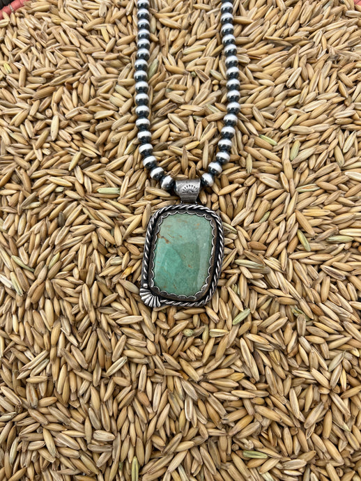 Large green pendant