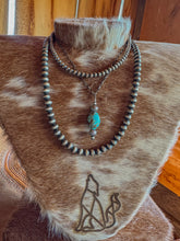 Load image into Gallery viewer, Kingman Turquoise drop necklace