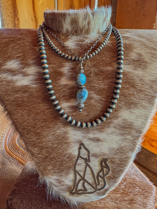 Golden Hill Drop Necklace