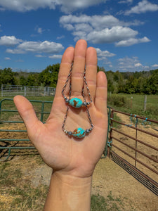 Kingman Turquoise nugget necklace