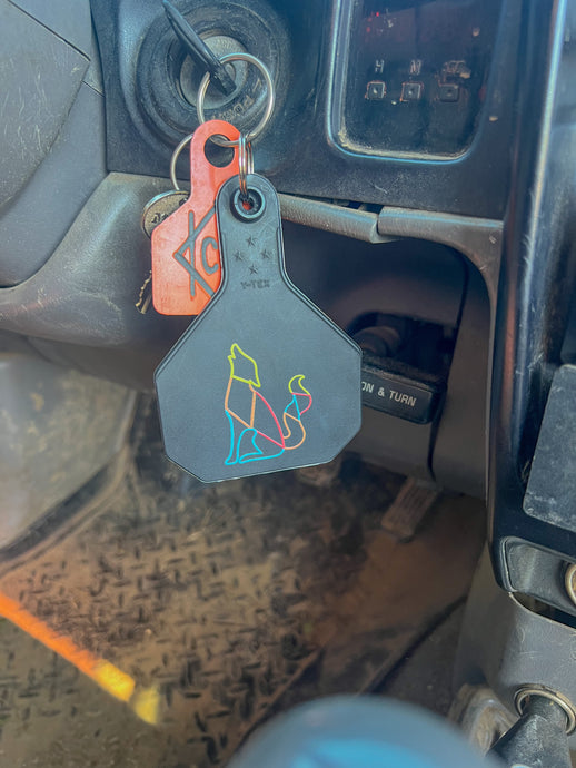 Ear Tag Key Chains