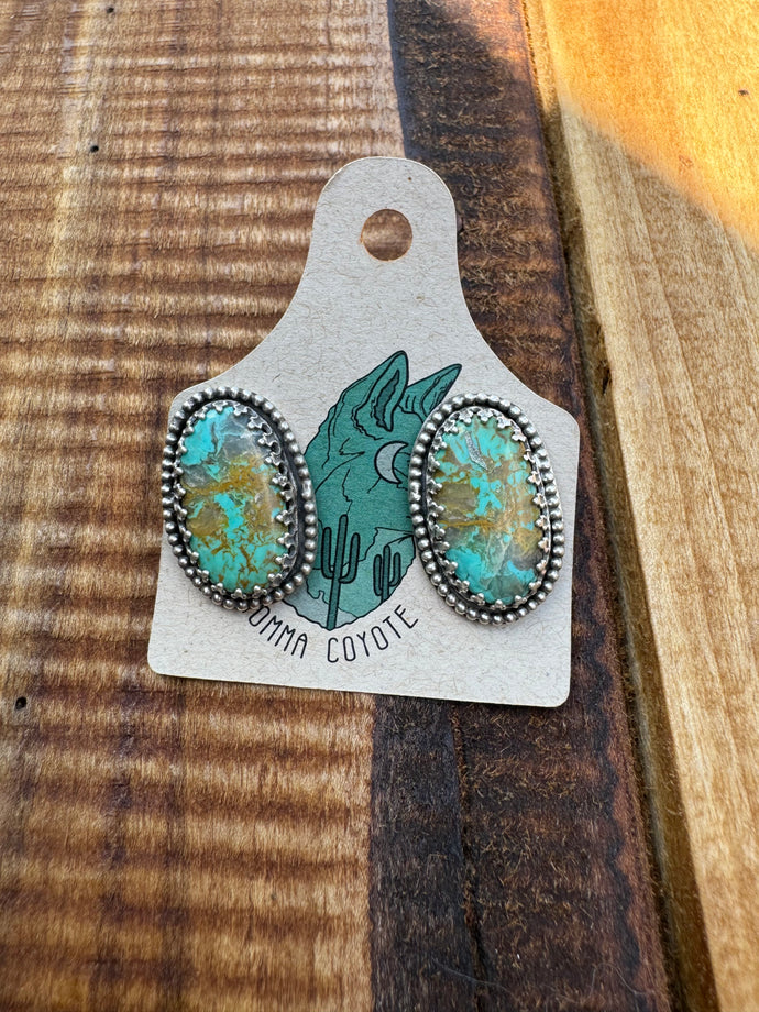 #39 Royston Turquoise Studs