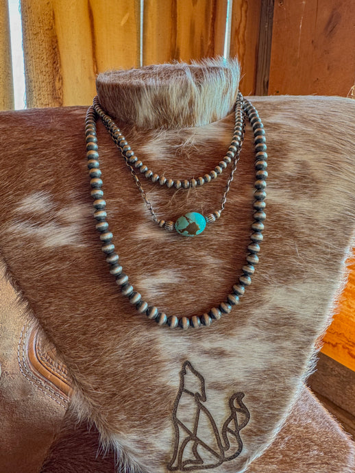 Kingman Turquoise nugget necklace