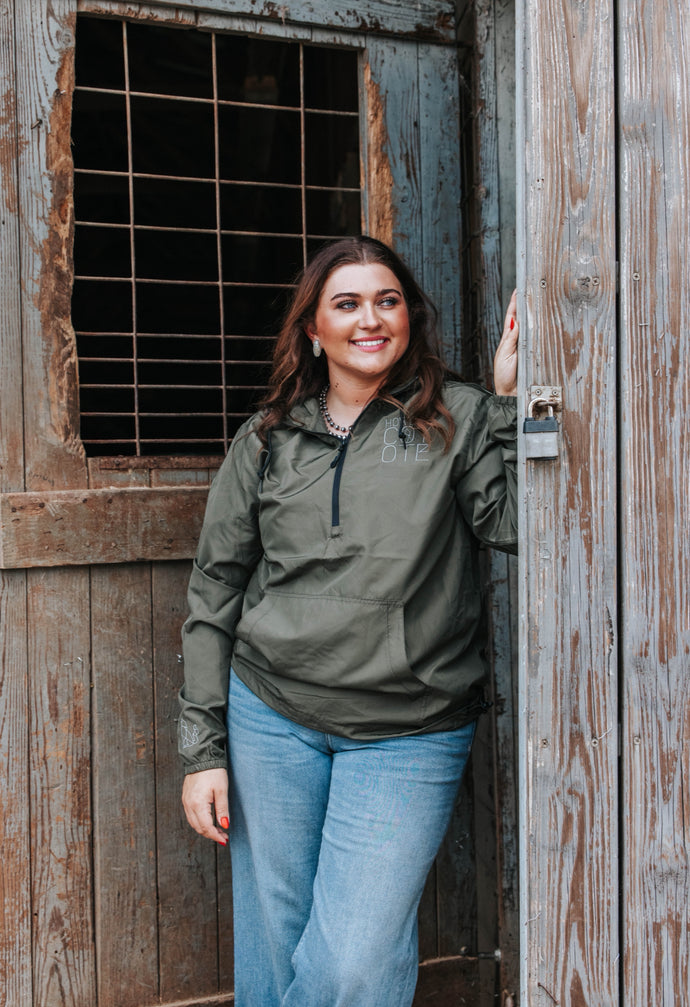 Green 1/4 Zip
