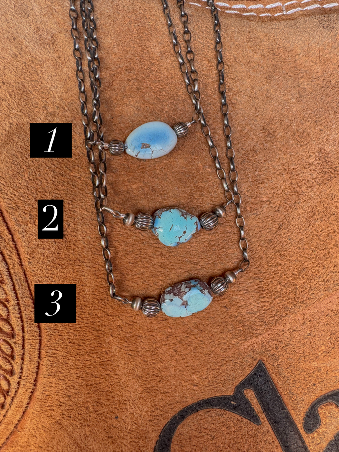 Golden Hill Turquoise Nugget Necklace
