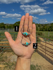 Kingman Turquoise nugget necklace