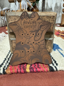 Leather Earring Holders