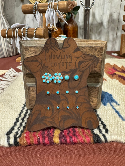 Leather Earring Holders