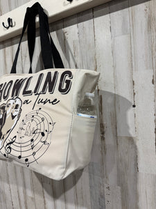 Howling a Tune Zipper Tote