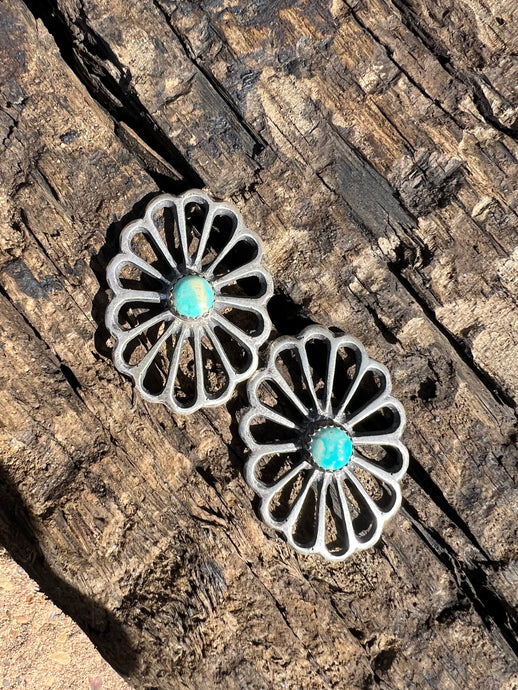 Concho earrings