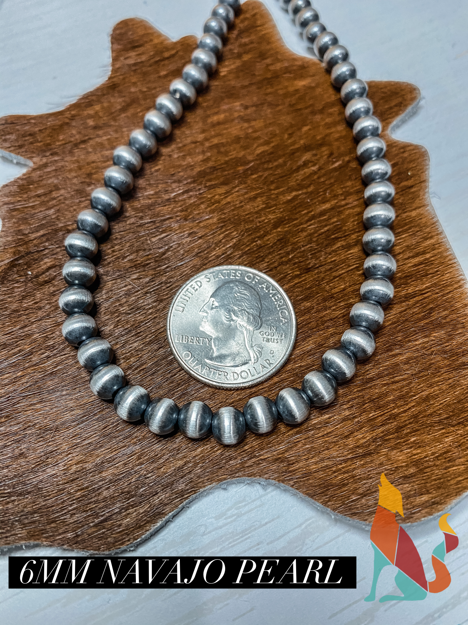 6mm Navajo Pearl Strands