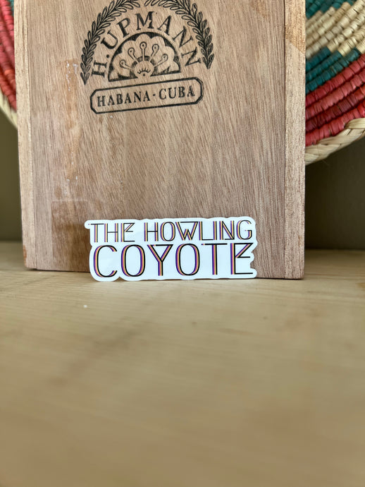 The Howling Coyote sticker