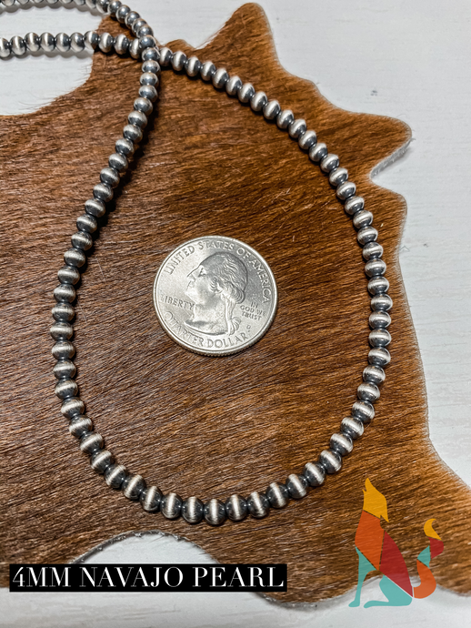 4mm Navajo Pearl Strands